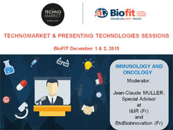 presentation given by JC Muller at Biofit 2015